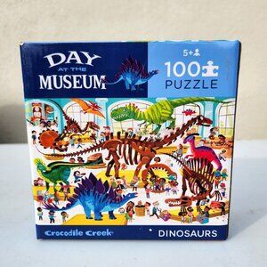 Day at the Museum 100 Piece Puzzle Dinosaurs Dinosaur Jigsaw Puzzle Crocodile Cr